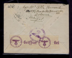 Gc8565 PORTUGAL "1941! Stamped Censored Cover" Mailed Lisboa »Bruxelles - Covers & Documents