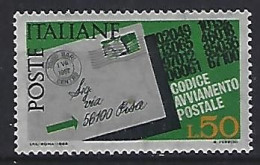 Italy 1968  Einfuhrung Der Postleitzahlen (**) MNH  Mi.1252 - 1961-70: Ungebraucht