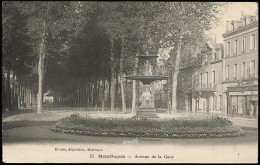 MONTLUCON 1927 "Avenue De La Gare" - Montlucon