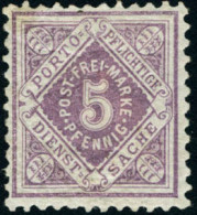 Neuf Avec Charnière N° 3a. 5P Mauve. Cl. T.B. (+ Normal Pour Comparaison) - Sonstige & Ohne Zuordnung