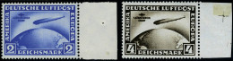 Neuf Sans Charnière N° 38/39, 2M Et 4M Zeppelin Sudamerikafahrt BdF, Superbe - Sonstige & Ohne Zuordnung