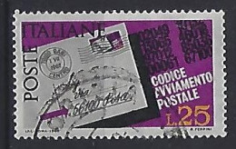 Italy 1968  Einfuhrung Der Postleitzahlen (o) Mi.1251 - 1961-70: Oblitérés