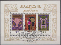 Deutschland Block 14 - Jugendstil In Deutschland - Usados