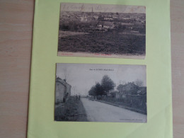 70 - Haute Saone - Vitrey Sur Mance  - Lot De 2 Cartes - Gare De Vitrey  - Animées- Réf.77B - - Vitrey-sur-Mance