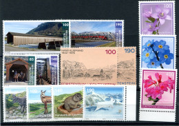 RC 27610 LIECHTENSTEIN 2013 LOT DE TIMBRES SF 18,40 VENDU EN DESSOUS DE LA FACIALE NEUFS ** MNH TB - Ungebraucht