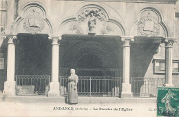 07 // ANDANCE   Le Porche De L'église - Other & Unclassified