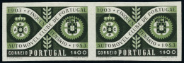 Neuf Sans Gomme N° 793/4, Cinquantenaire De L'Automobile-Club Du Portugal, Chaque En Paire Hor. ND, T.B. - Sonstige & Ohne Zuordnung