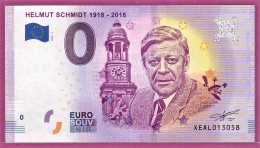 0-Euro XEAL 2019-1 HELMUT SCHMIDT 1918-2018 - Essais Privés / Non-officiels