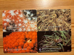 Phonecard Set Jersey 49JERA-D - Underwater Life - [ 7] Jersey Y Guernsey