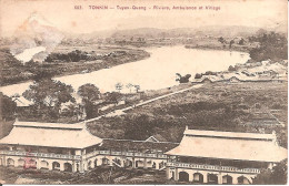 TONKIN - TUYEN-QUANG - Rivière , Ambulance Et Village - Vietnam