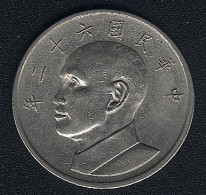 Taiwan (China), 5 Yuan Jahr 62 = 1973 - Taiwán