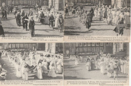 7 X Averbode : Kroningsfeesten 21-28 Aug. 1910 --- 7 Kaarten - Scherpenheuvel-Zichem