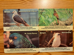 Phonecard Set Jersey 8JERA-D - Wildlife, Bird - Jersey E Guernsey