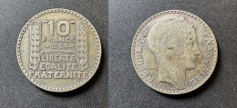 10 Francs Turin 1934 - Argent - Réf, M 4 - 10 Francs