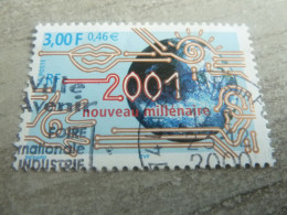 Nouveau Millénaire - 3f. (0.46 €) - Yt 3357 - Multicolore - Oblitéré - Année 2000 - - Gebraucht