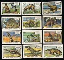 Meurisse - Ca 1930 - 102 - Monstres Disparus, Dinosaurs - Full Serie (no 5 Damaged) - Sonstige & Ohne Zuordnung