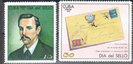 Cuba 1972- Stamp Day  Art. Painting Gemalde   Mi.1767-1768MNH (**) - Neufs