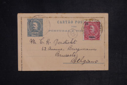 FUNCHAL - Entier Postal + Complément Pour La Belgique En 1905 - L 152422 - Funchal