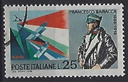 Italy 1968  Francesco Baracca (o) Mi.1276 - 1961-70: Used