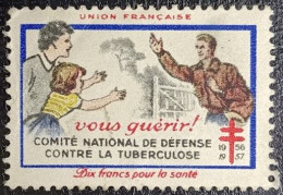 France Antituberculeux 1956 " Vous Guérir " Neuf(*) S.G. - Tegen Tuberculose
