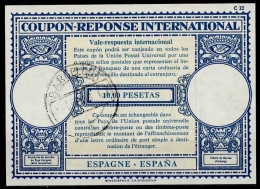 ESPAGNE ESPAÑA SPAIN  Lo17A  10,00 PTAS Int. Reply Coupon Reponse Antwortschein IRC IAS CUPON DE RESPUESTA  BARCELONA - 1931-....