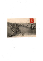 C P A  ANIMEE    CAMP DE CARPIAGNE  LES TENTES    CIRCULEE  1908 - Andere & Zonder Classificatie