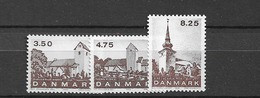 1990 MNH Danmark, Michel 986-8 Postfris** - Ungebraucht