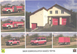 Fire Engines From Teptin Fire Depot - Vrachtwagens En LGV