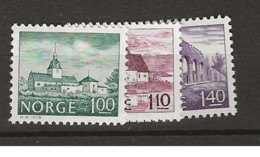 1978 MNH Norway, Mi 766-68 Postfris** - Unused Stamps