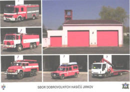 Fire Engines From Jirkov Fire Depot - Camions & Poids Lourds