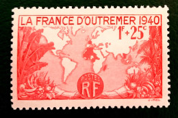 1940 FRANCE N 453 LA FRANCE D’OUTRE-MER - NEUF* - Nuevos