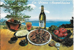 Cpsm Neuve Gastronomie Italienne, Recette, La Pizza Napolitaine - Recettes (cuisine)