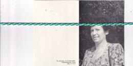 Monique Van Laeken-Van Hooreweghe, Waarschoot 1937, Gent 1993. Foto - Obituary Notices