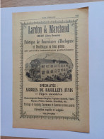 Ancienne Publicité Horlogerie LARDON ET MARCHAND COURT Jura Bernois Suisse 1914 - Suiza