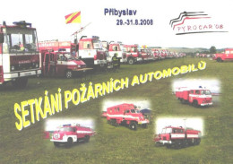 Fire Engines Exhibition In Pribyslav 2008 - Camions & Poids Lourds