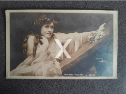 MARGARET HALSTAN AS JULIET OLD R/P POSTCARD BY GUTTERNBERG MANCHESTER 1905 - Théâtre