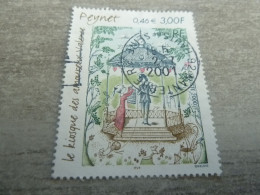 Raymond Peynet (1908-1999) Le Kiosque Des Amoureux - 3f. (0.46 €) - Yt 3359 - Multicolore - Oblitéré - Année 2000 - - Usados