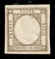Antichi Stati Italiani - Napoli - Province Napoletane - 1861 - Mezzo Grano (18) - Nuovo Senza Gomma - Andere & Zonder Classificatie