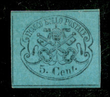 Antichi Stati Italiani - Stato Pontificio - 1867 - 5 Cent (16) - Gomma Originale - Otros & Sin Clasificación