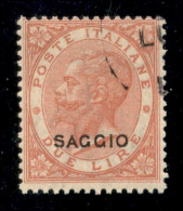 Regno - Vittorio Emanuele II - 1863 - De La Rue - 2 Lire (L22) Con Annullo Sperimentale - Other & Unclassified