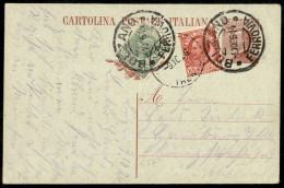 Regno - Vittorio Emanuele III - 1926/1932 - Due Cartoline Postali Da 60 Cent (C57) Con Francobolli Aggiuntivi Con Destin - Autres & Non Classés