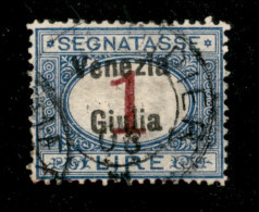 Occupazioni I Guerra Mondiale - Venezia Giulia - 1919 - 1 Lira (7) Usato - Ottimamente Centrato (1.200+) - Autres & Non Classés