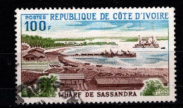 - COTE D'IVOIRE - 1975  - YT N° 385 - Oblitéré - Sassandra - - Costa D'Avorio (1960-...)