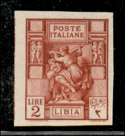 Colonie - Libia - 1924 - Prove D'Archivio - 2 Lire Sibilla (P43) - Sempre Senza Gomma - Autres & Non Classés