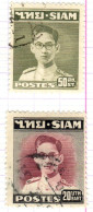 T+ Thailand 1947 Mi 267 273 Bhumipol Adujadeh - Lettres & Documents