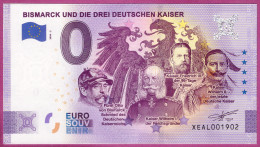 0-Euro XEAL 2020-2 BISMARCK UND DIE DREI DEUTSCHEN KAISER - Essais Privés / Non-officiels