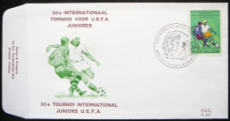 (dcbv-1719) België   FDC  - Belgique  -  Belgium   Mi 1903     OBP 1851  UEFA Juniors - Altri & Non Classificati