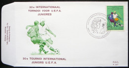 (dcbv-1719) België   FDC  - Belgique  -  Belgium   Mi 1903     OBP 1851  UEFA Juniors - Sonstige & Ohne Zuordnung