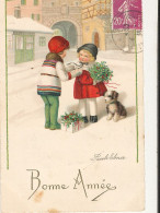 BONNE ANNEE / Enfants / Gui Et Houx  Illus Pmaul EBNER - Nieuwjaar