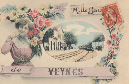 05 // VEYNES   Mille Baisers  / Gare En Medaillon - Altri & Non Classificati